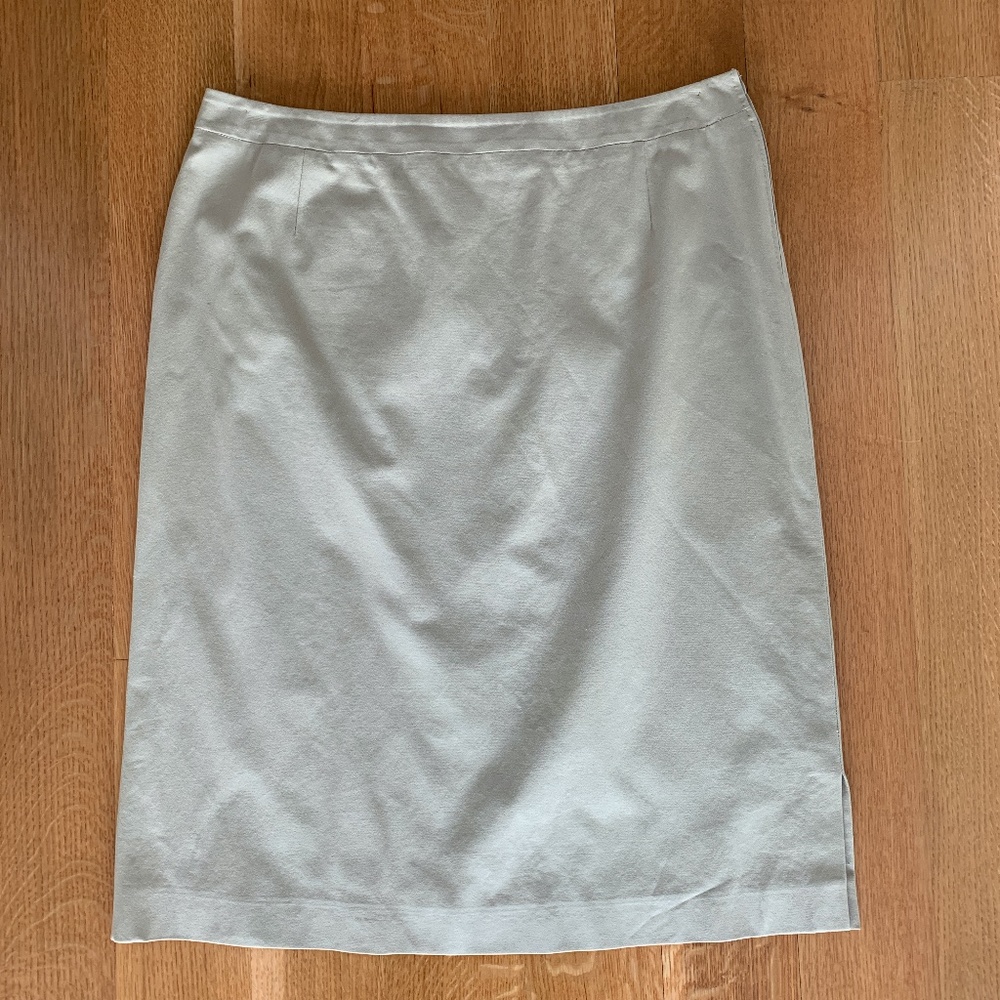 VINTAGE Khaki Max Mara Weekend Skirt Sz 12